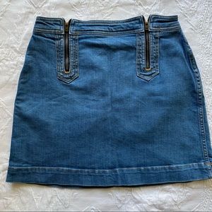 Anthropologie Pilcro + letterpress Denim Skirts